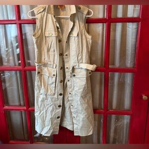 Tory Burch sz 2 “Patricia” safari mini dress